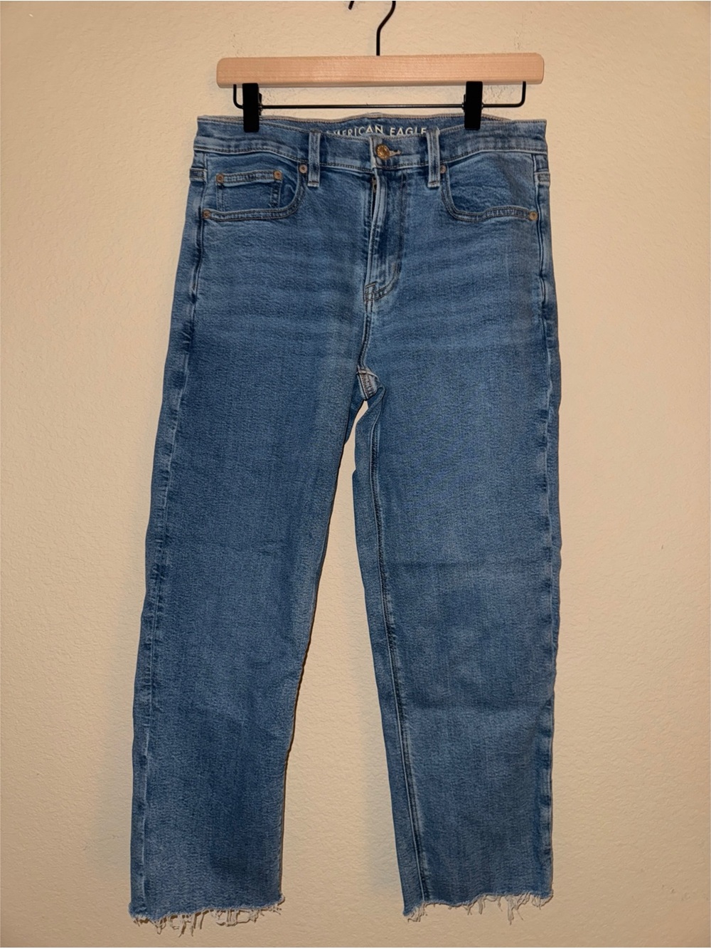 American Eagle Outfitters 90s Straight Leg Jeans Size 8‎ Long